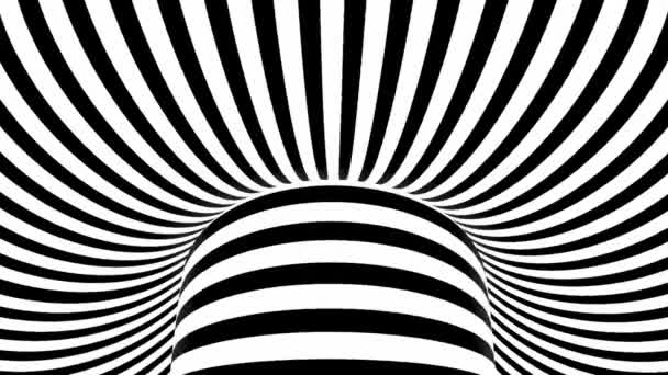 Vidéo Abstraite Illusion Optique Géométrique Animation Isométrique Géométrique Conception Géométrique — Video