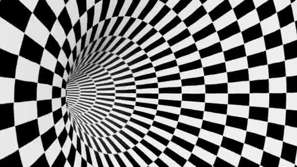 Vidéo Abstraite Illusion Optique Géométrique Animation Isométrique Géométrique Conception Géométrique — Video