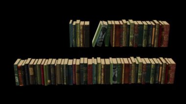 3D kitaplar animasyon video haritalama görüntüleri.