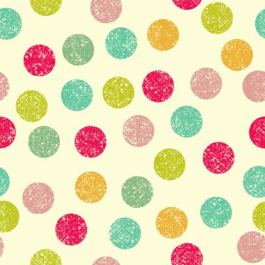 basit daire sorunsuz arka plan, vektör çizim