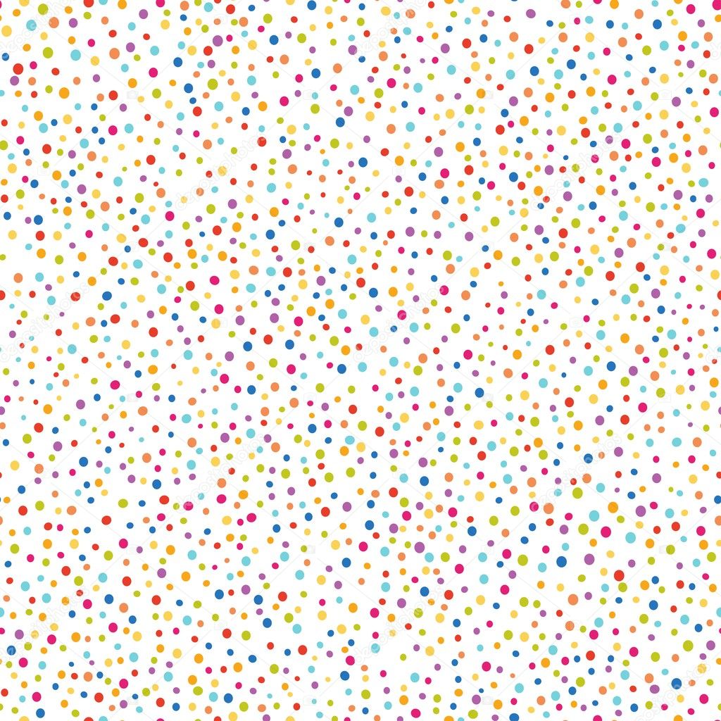 colorful confetti seamless pattern, vector illustration