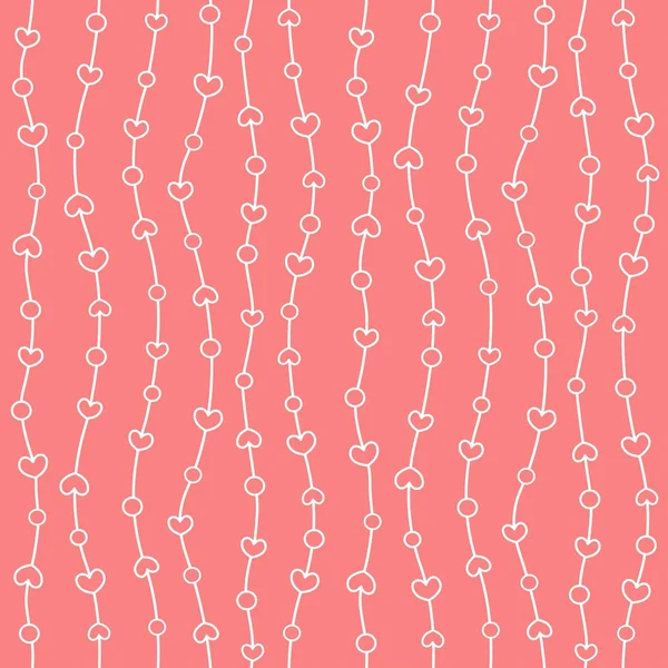 basit kalp seamless modeli, vektör çizim