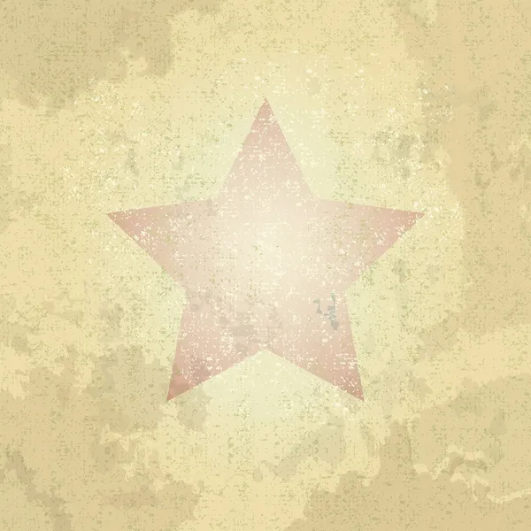 Retro yıldız, vektör çizim