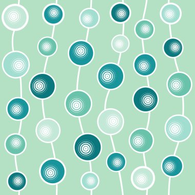 Top mavi arka plan, vektör çizim