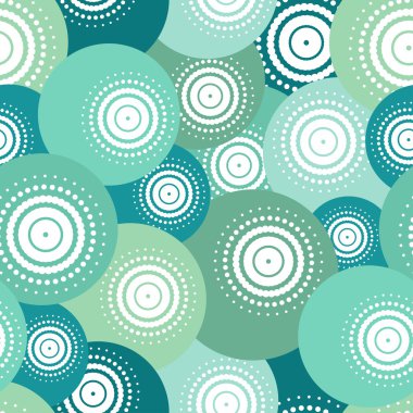 Mavi top seamless modeli, vektör çizim