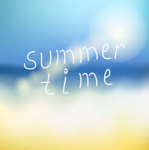 Yaz zamanı, vektör illüstrasyonu