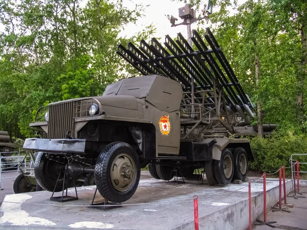 Katyusha. Equipo militar soviético durante la Segunda Guerra Mundial Imágenes de stock libres de derechos