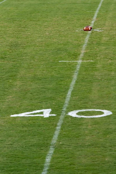 Fourty yard line — Stock Photo, Image