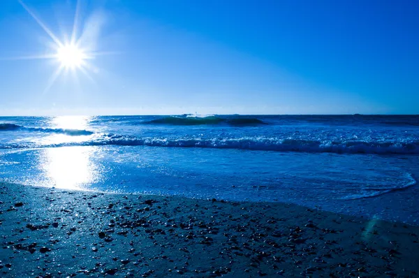 Утро на пляже Гаттсвилла — стоковое фото