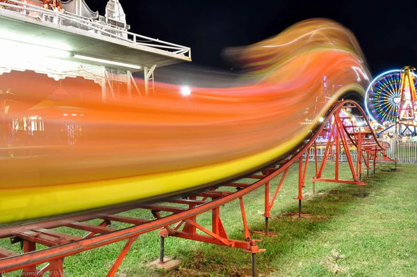 Клівленд Каунті ярмарок атракціони — стокове фото