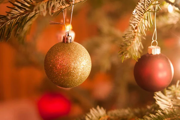 Adornos del árbol de Navidad — Foto de Stock