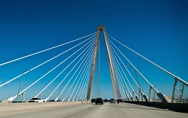 The Cooper River Bridge - Charleston, South Carolina — Stock Photo, Image