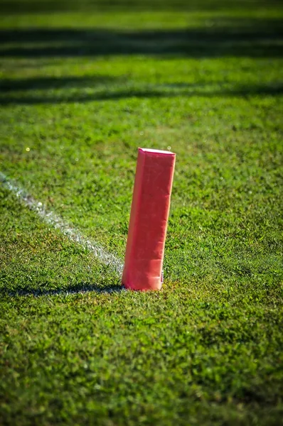 Marcador de touchdown de futebol — Fotografia de Stock
