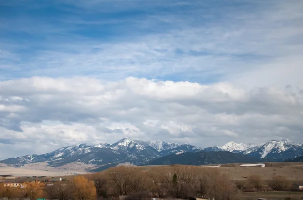 Montanhas rochosas em Montana — Fotografia de Stock