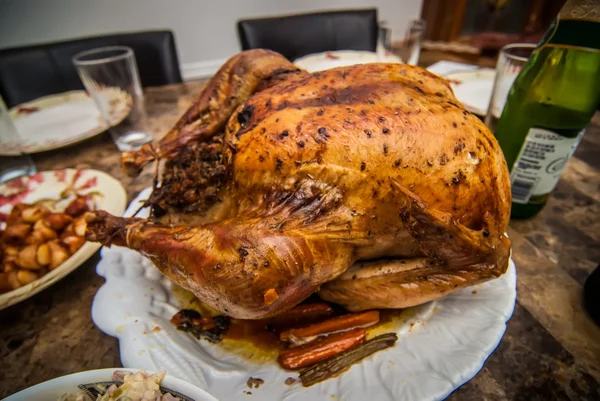 Thanksgiving turkey dinner — Stock Photo, Image