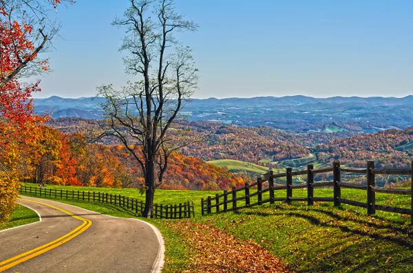 Blue Ridge Otoyolu Virginia — Stok fotoğraf