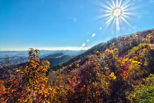 Blue ridge hory Severní Karolína — Stock fotografie
