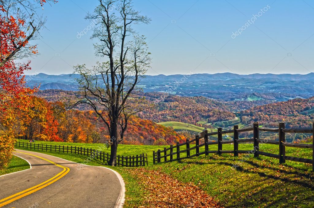 Blue ridge parkway virginia — Stock Photo © digidream #18583333