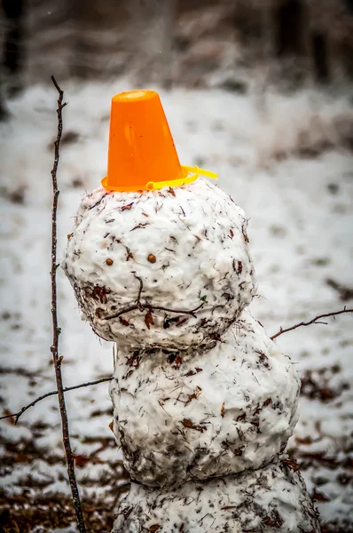 Homem de neve — Fotografia de Stock