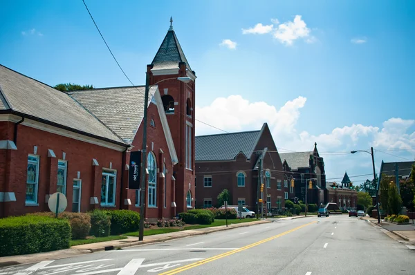 Centrum north carolina Rock hill — Zdjęcie stockowe