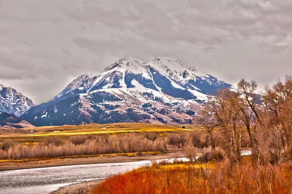 Montanhas rochosas em Montana Imagem De Stock