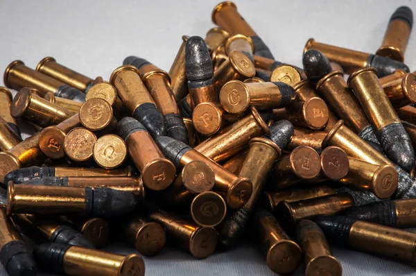 .22 bullet ammo background — Stock Photo, Image