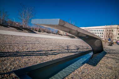 Washington Dc - Nisan 2013 yaklaşık: Pentagon memorial yaklaşık 2 Haziran