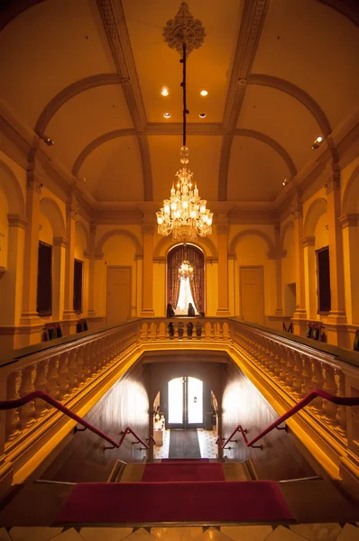 Beautiful Staircase Luxury Stairway Entry Architecture Stock Im — Stock Photo, Image