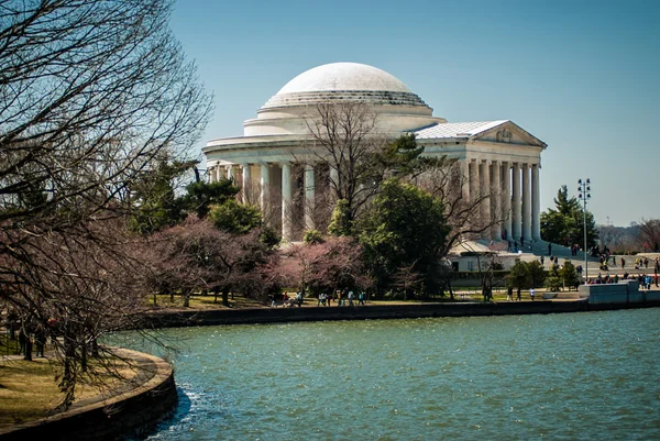 Thomas jefferson památník ve Washingtonu, dc, usa — Stock fotografie