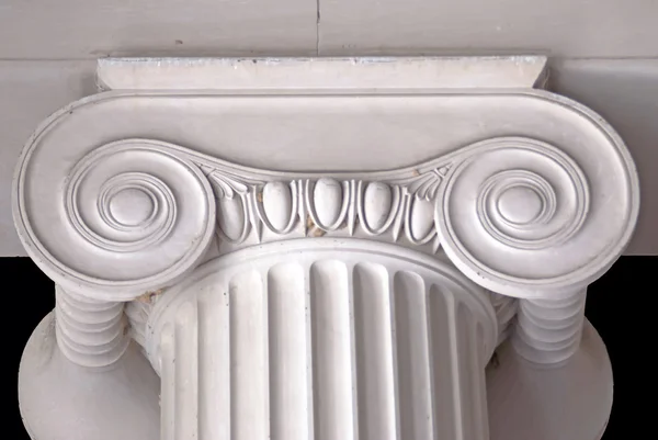 Neoclassical ionic architectural details — Stock Photo, Image