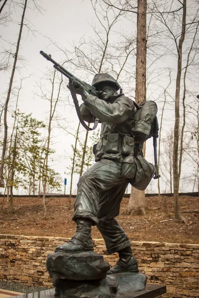 Military iron statue — Stock Photo, Image