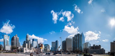 Yukarı Charlotte, Kuzey Carolina 'nın Skyline' ı.