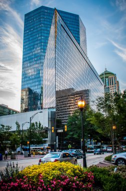 Yukarı Charlotte, Kuzey Carolina 'nın Skyline' ı.