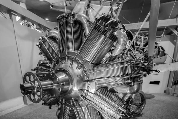 Motor radial de avião antigo — Fotografia de Stock