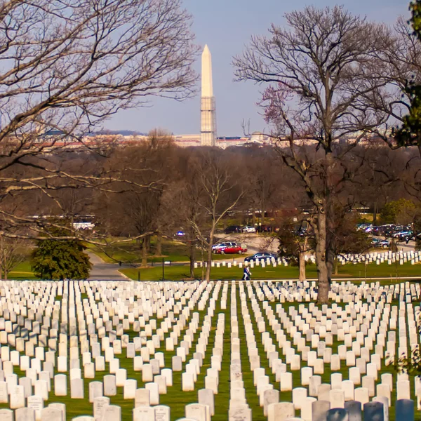 Op de arlington begraafplaats — Stockfoto