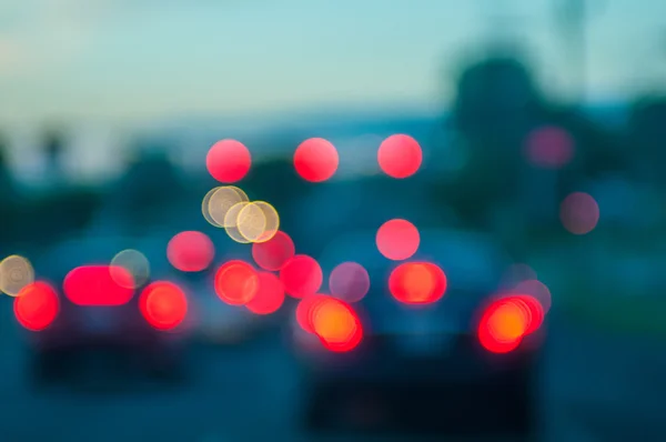 Traffic-light onscherp — Stockfoto