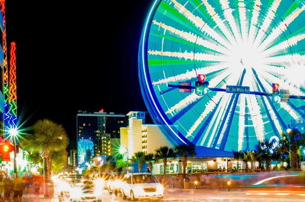 Op de grand strand in myrtle beach — Stockfoto