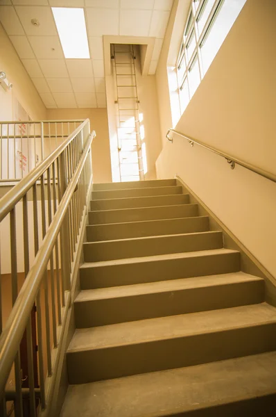 Stairwell and emergency exit in building — Stock Photo, Image