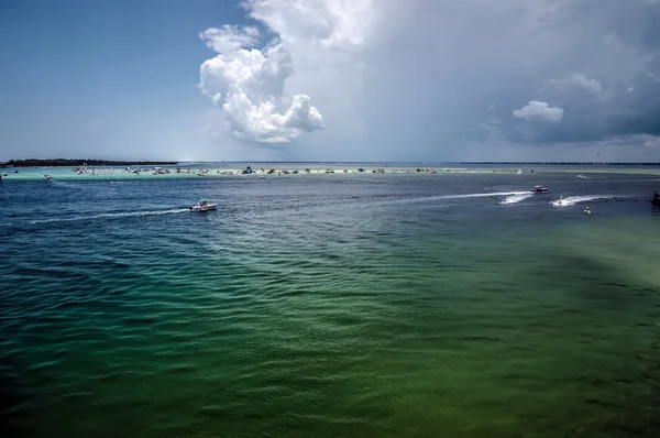 贫穷的佛罗里达海滩场景 — 图库照片