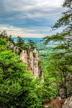 crowders dağ kings mountain yakınındaki peyzaj sahne nc