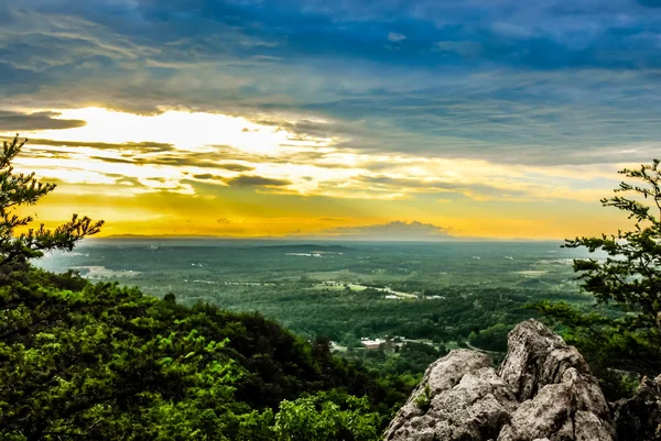 Gyönyörű környezet, a crowders hegység Észak-Karolinában — Stock Fotó