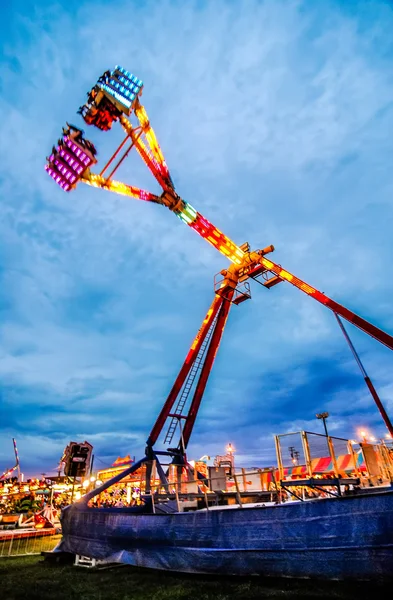 Rijden op county of state fair — Stockfoto