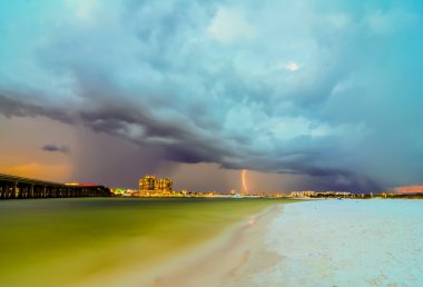 stormy weather over florida clipart