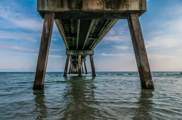 Okaloosa insel beton pier — Stockfoto