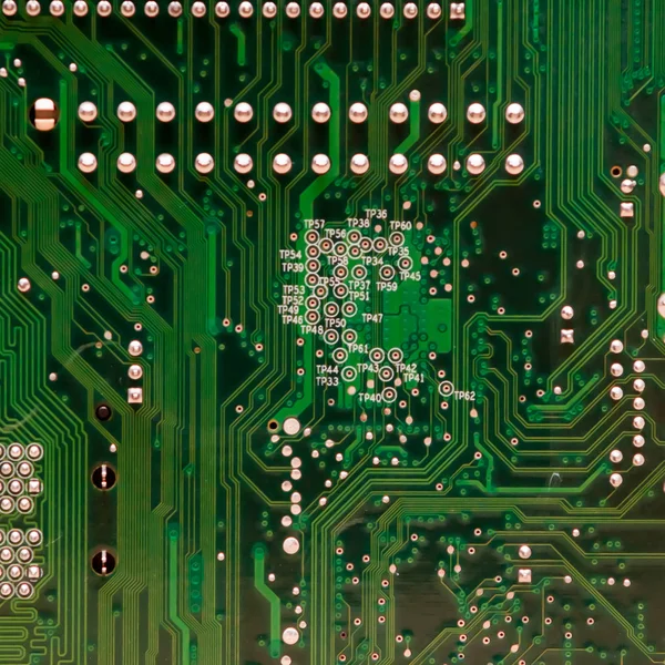 コンピュータマザーボードの回路基板の背景 — ストック写真