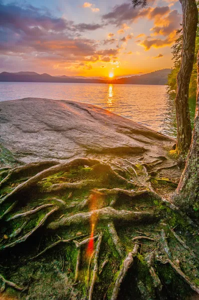 Landschap rond het meer jocasse kloof — Stockfoto