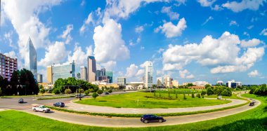 Güneş büyük Büyükşehir c Charlotte north Carolina'yı ayarlama
