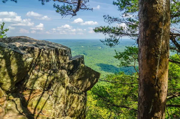 Hermoso paisaje aéreo vistas desde crowders montaña norte ca —  Fotos de Stock