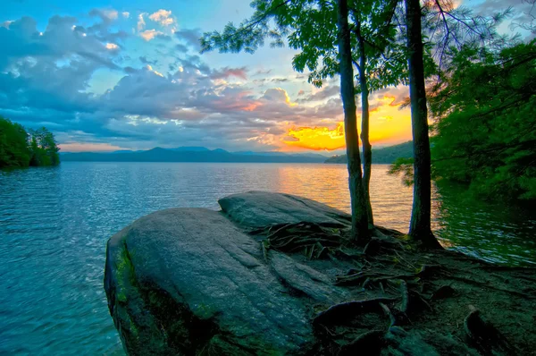 Scenery around lake jocasse gorge — Stock Photo, Image