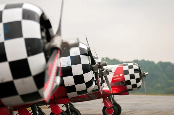 Aviones en el airshow — Foto de Stock